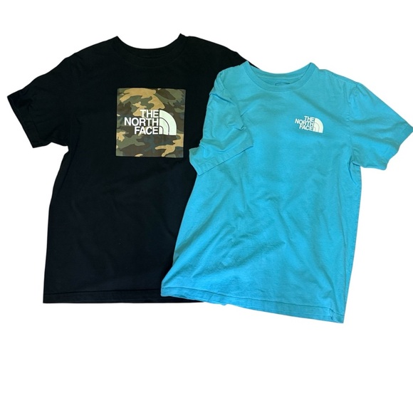 The North Face Mens Size Medium Short Sleeve Crew Neck Tee Shirt Cotton Lot of 2 - Picture 1 of 16